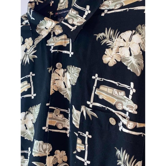 KnightsBridge Hawaiian Mens‎ Shirt - Picture 3 of 5